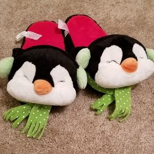 Ganz Penguin Slippers House Shoes